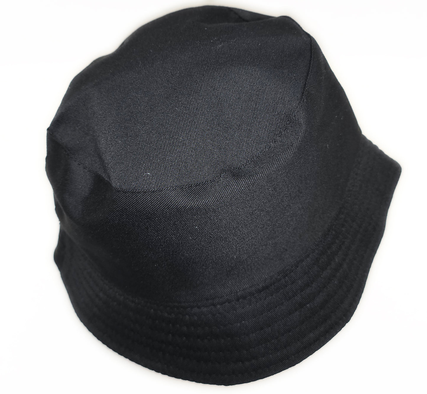 Black Bucket Cap Solid Color Bucket Hat Adult Size fits most