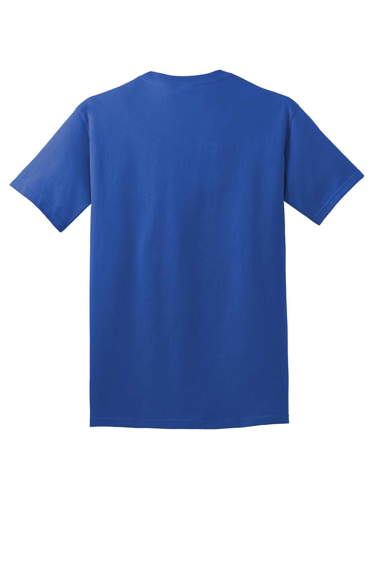 Royal Blue Short Sleeve blank Adult T-Shirt Port & Company® Core Cotton Tee