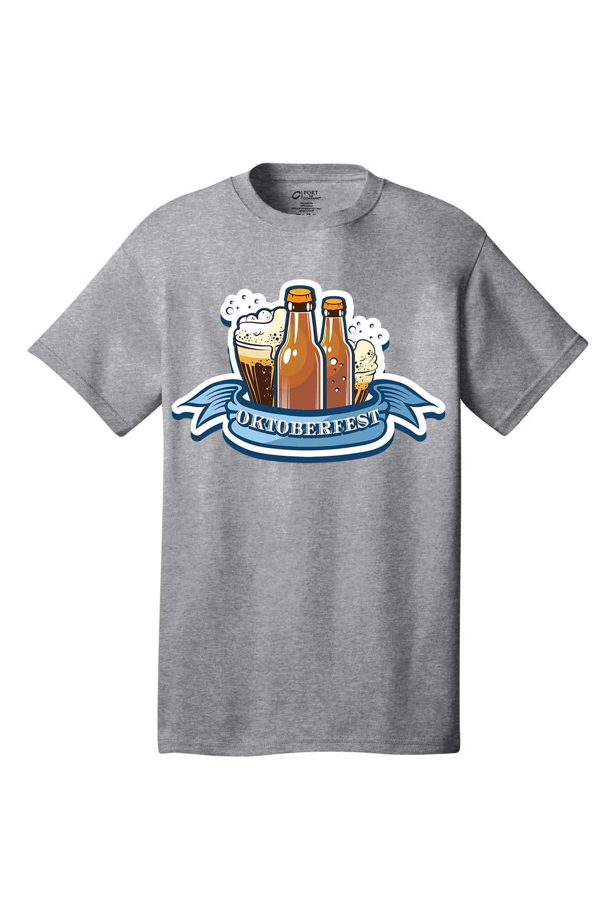 Oktoberfest Beer cups and bottles T-Shirt short sleeves Holiday shirt