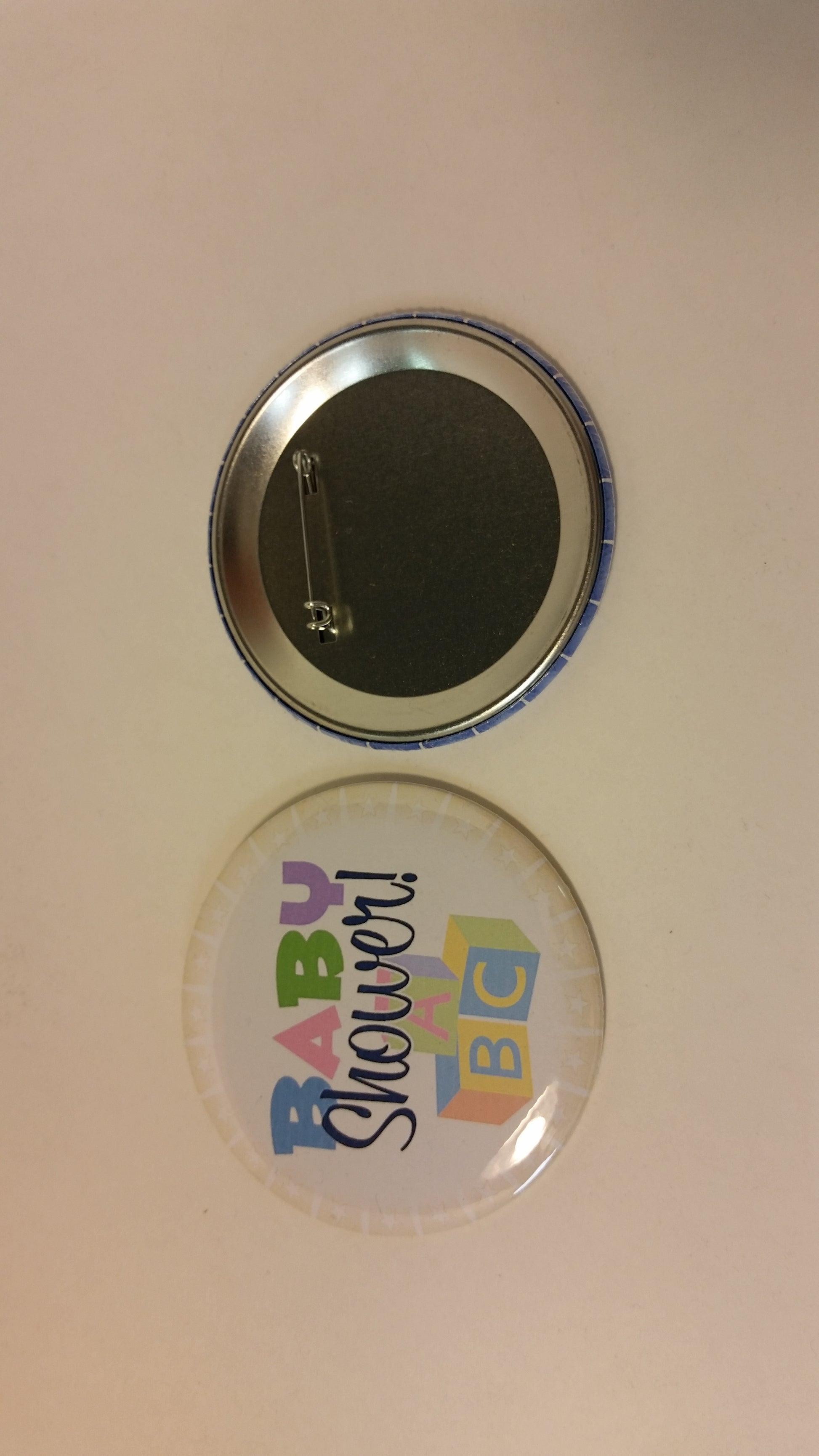 Custom Pin Back Buttons