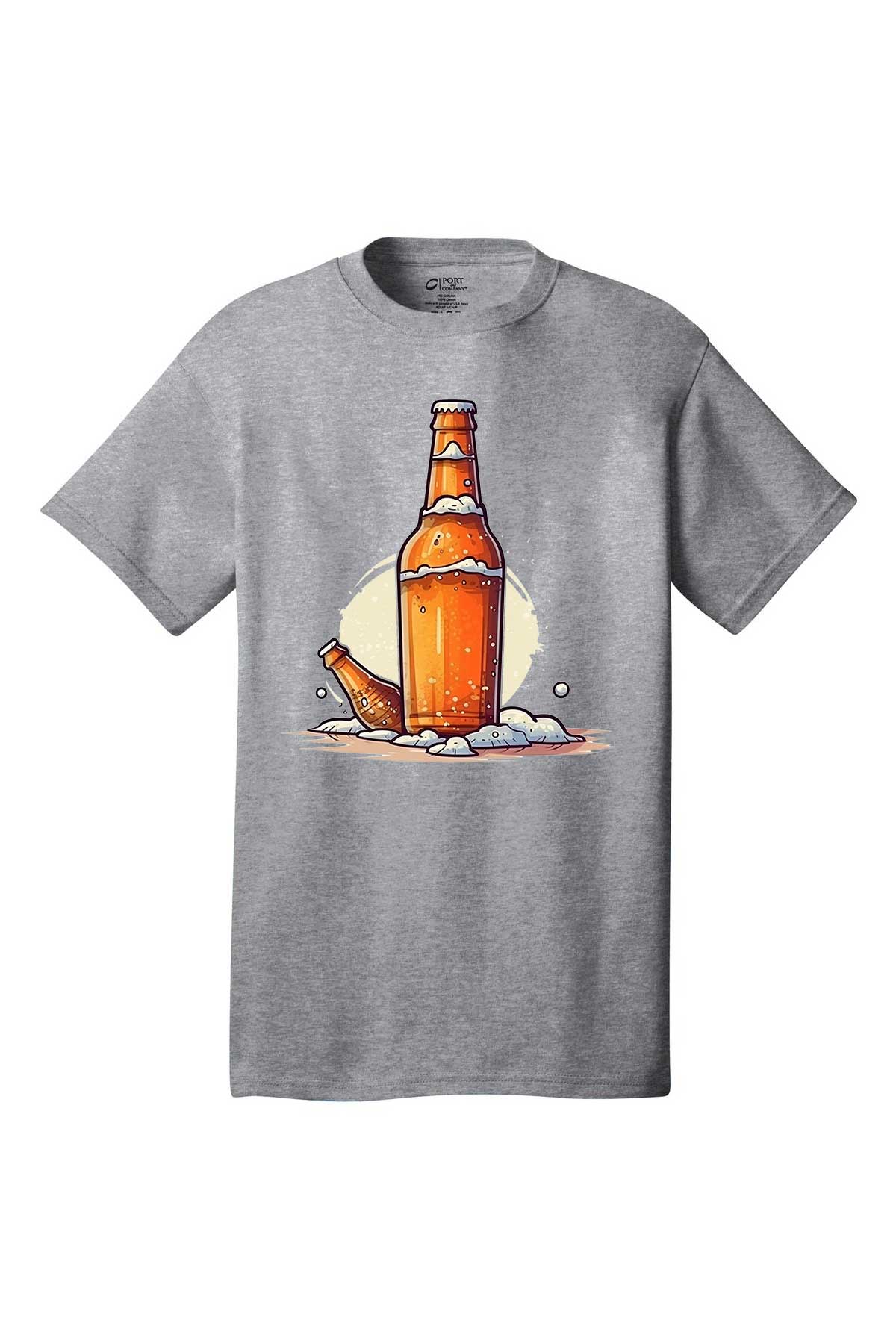 Beer Oktoberfest Beer bottle T-Shirt short sleeves Holiday shirt