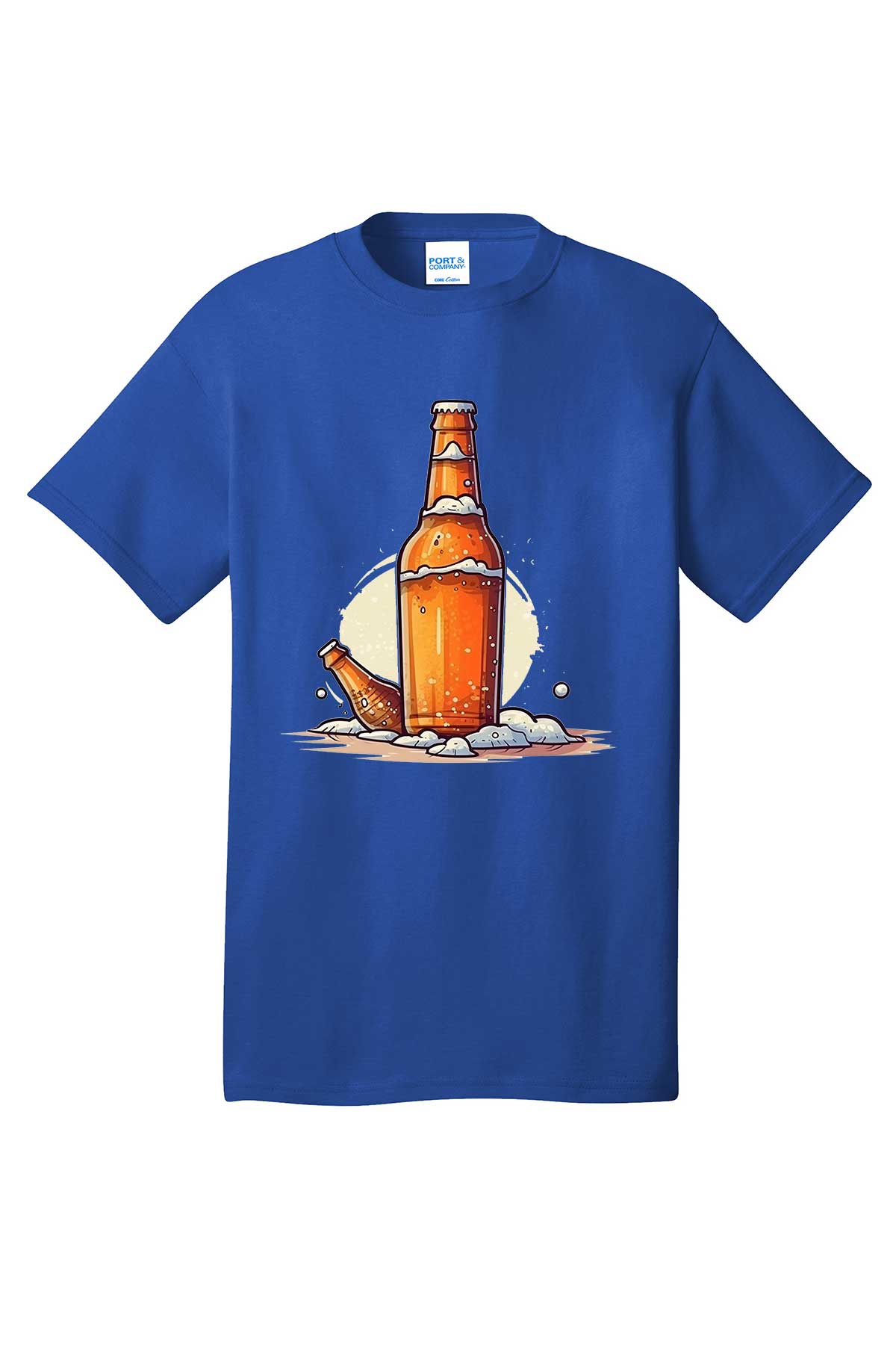 Beer Oktoberfest Beer bottle T-Shirt short sleeves Holiday shirt