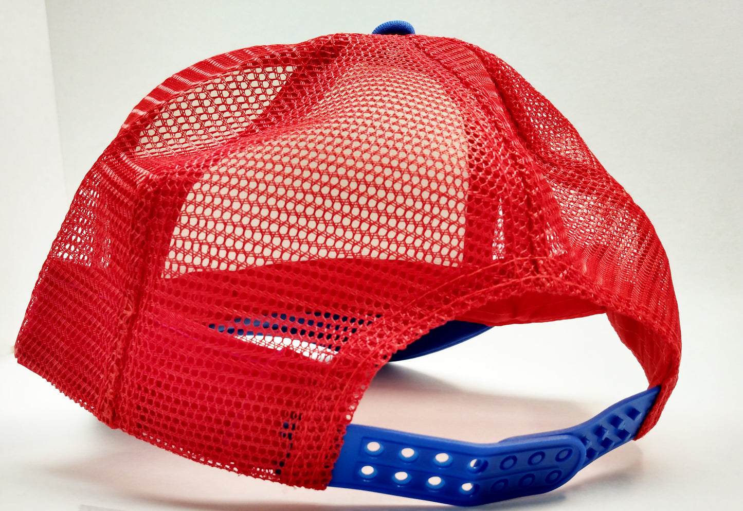 Red White Blue Foam/Mesh Trucker Cap -5 Panel adjustable hat