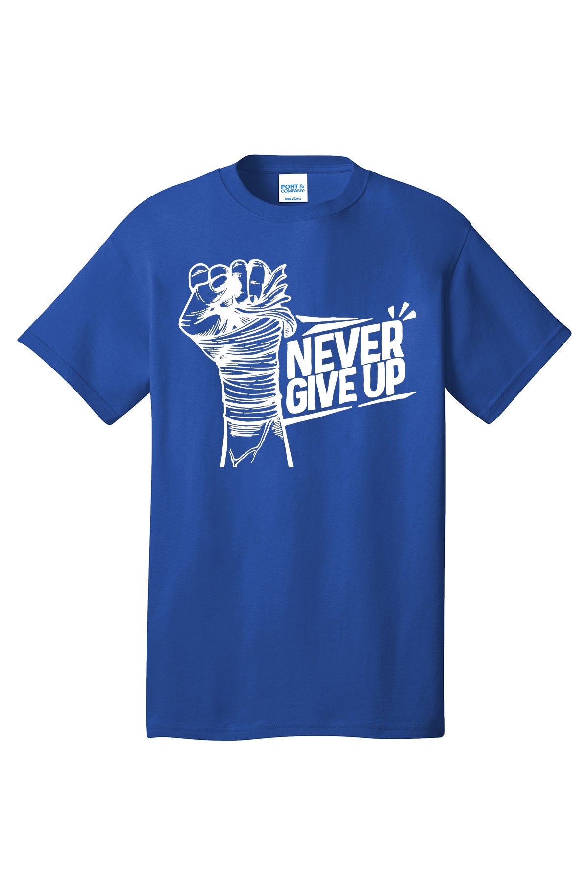 Never Give Up Motivational inspirational shirt short sleeves adult uplifting quote