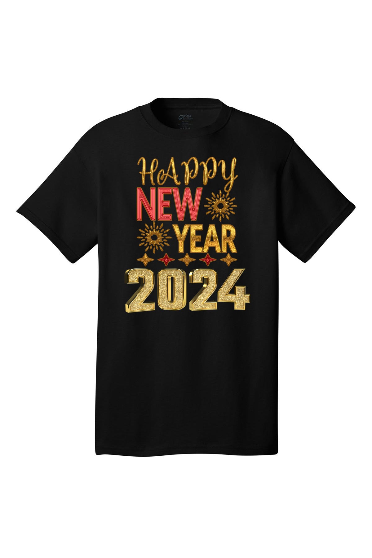 Glitter Effect New Year Shirt