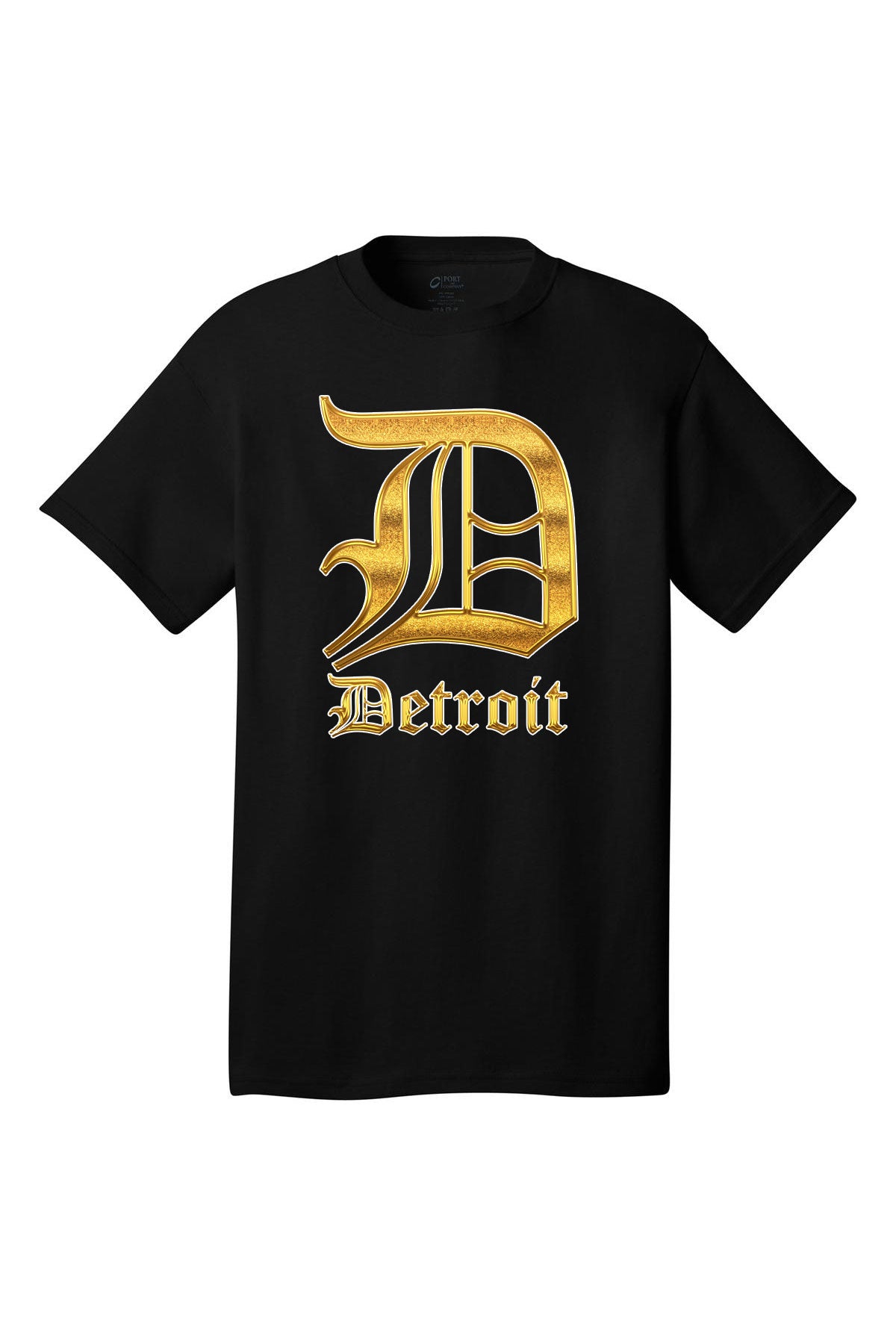 Detroit Gold D Short Sleeves T-Shirt