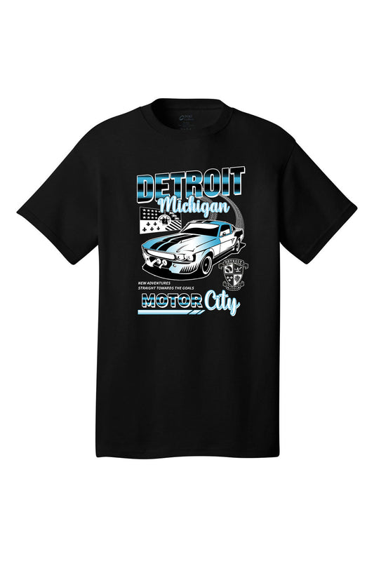 Detroit motor city racing  - Short sleeve adult T-shirt various colors