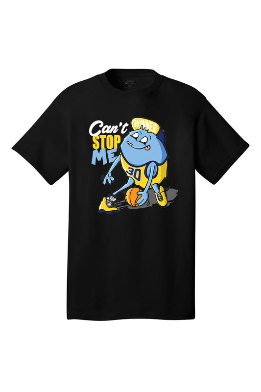 Can't stop me Basketball monster decal design graphic print Short Sleeve T-Shirt Multi color shirts Full color print adult