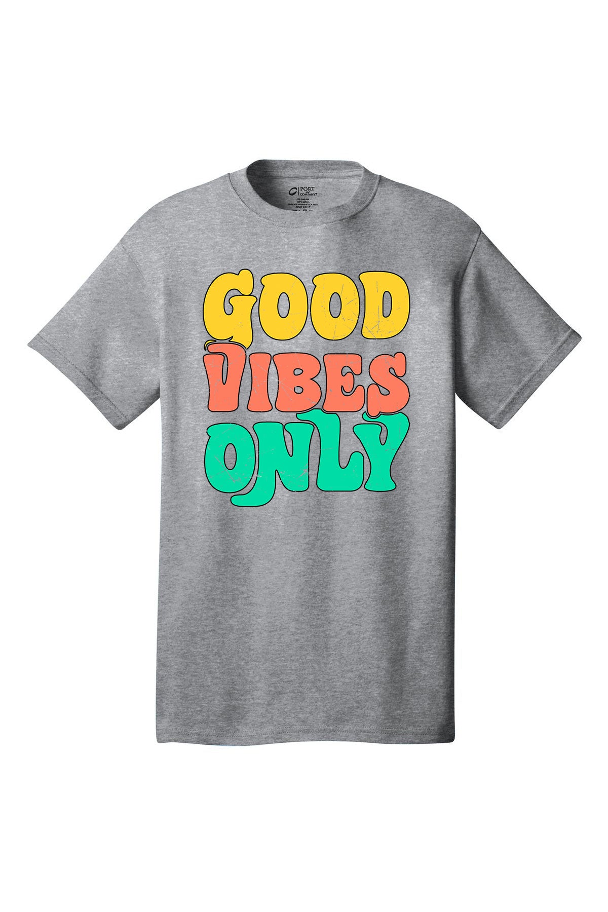 Good Vibes Only Motivational inspirational shirt short sleeves adult uplifting quote