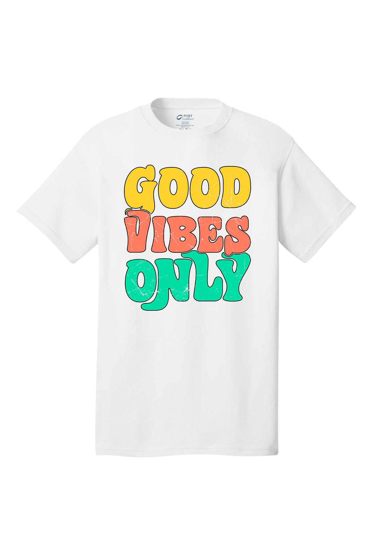 Good Vibes Only Motivational inspirational shirt short sleeves adult uplifting quote