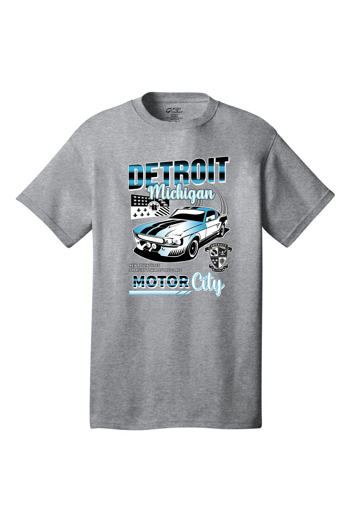 Detroit motor city racing  - Short sleeve adult T-shirt various colors