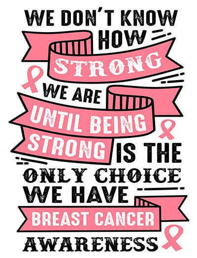 How strong we are Breast Cancer Awareness Short Sleeve T-Shirt Multi color shirts Full color print adult