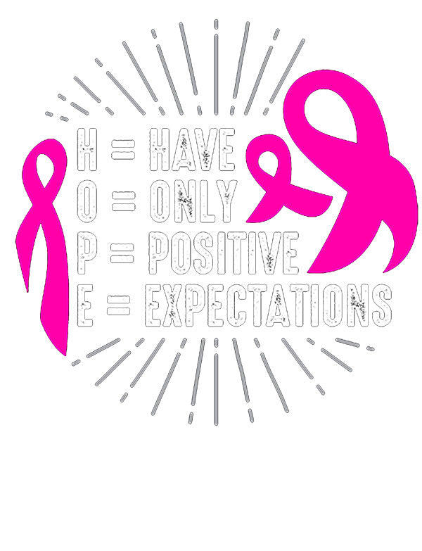 Hope Breast Cancer Awareness Short Sleeve T-Shirt Multi color shirts Full color print adult