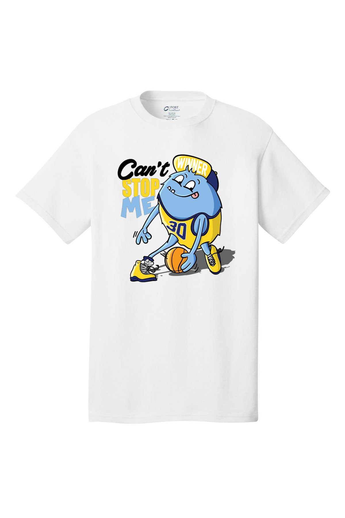 Can't stop me Basketball monster decal design graphic print Short Sleeve T-Shirt Multi color shirts Full color print adult