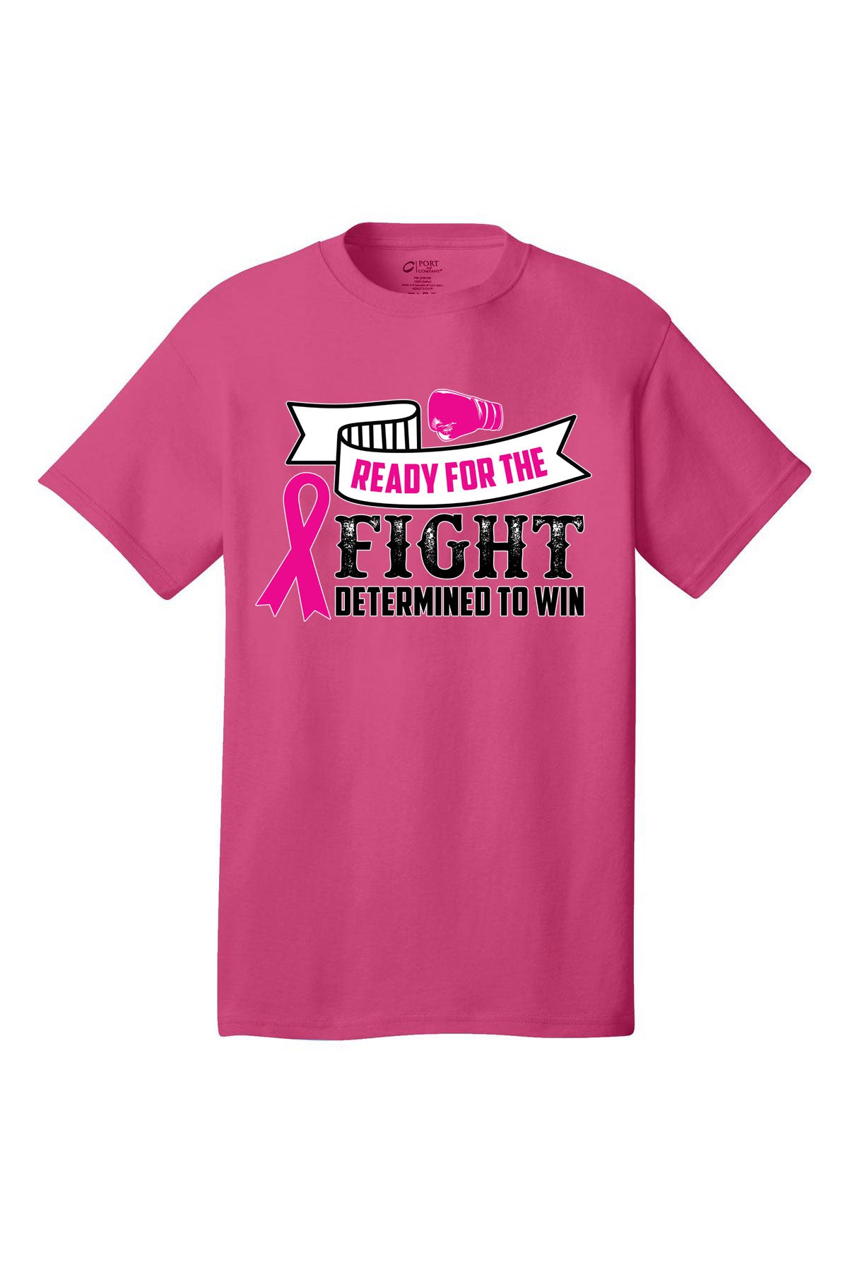 Ready for the fight Breast Cancer Awareness Short Sleeve T-Shirt Multi color shirts Full color print adult