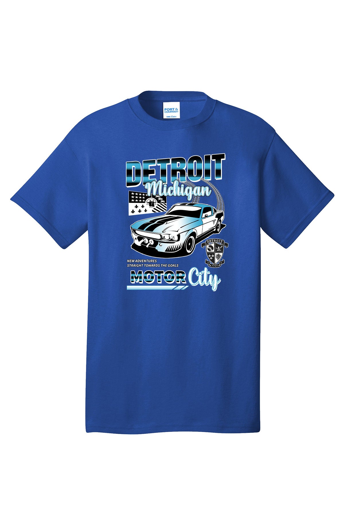 Detroit motor city racing  - Short sleeve adult T-shirt various colors