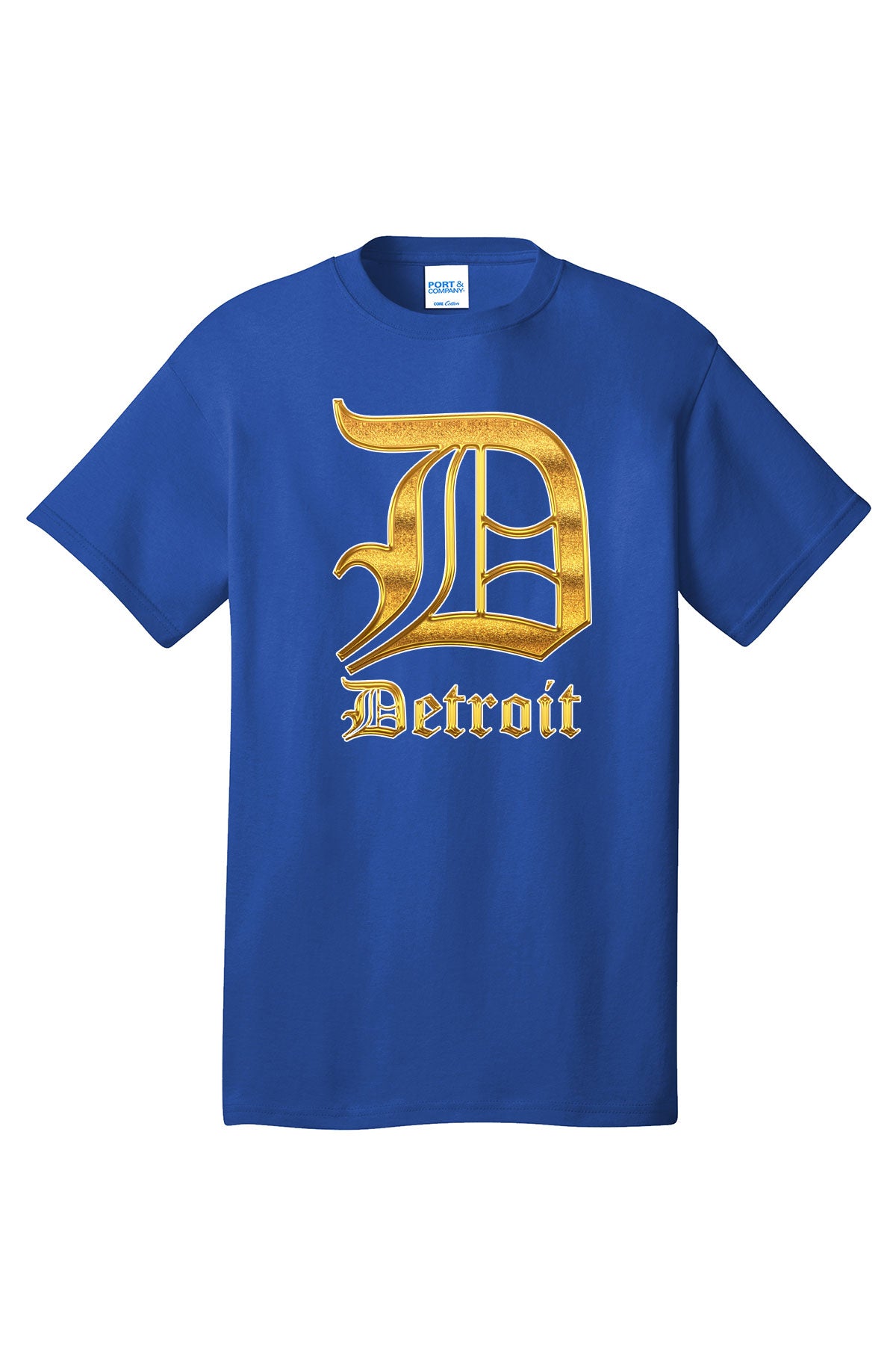 Detroit Gold D Short Sleeves T-Shirt