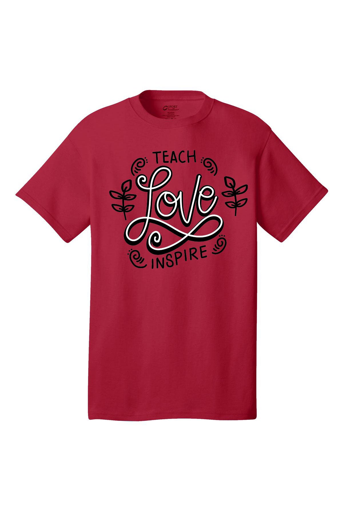 Teach Love Inspire Motivational inspirational shirt short sleeves adult uplifting quote