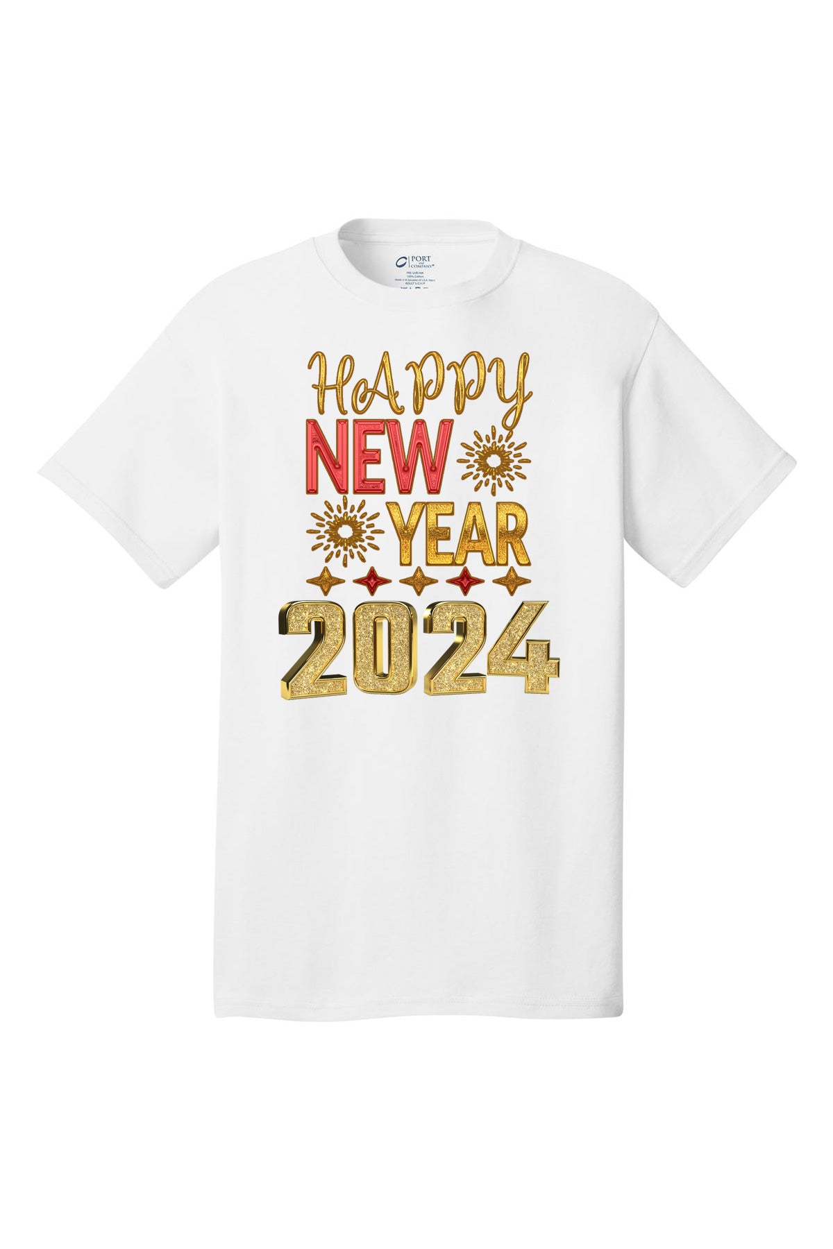 Glitter Effect New Year Shirt