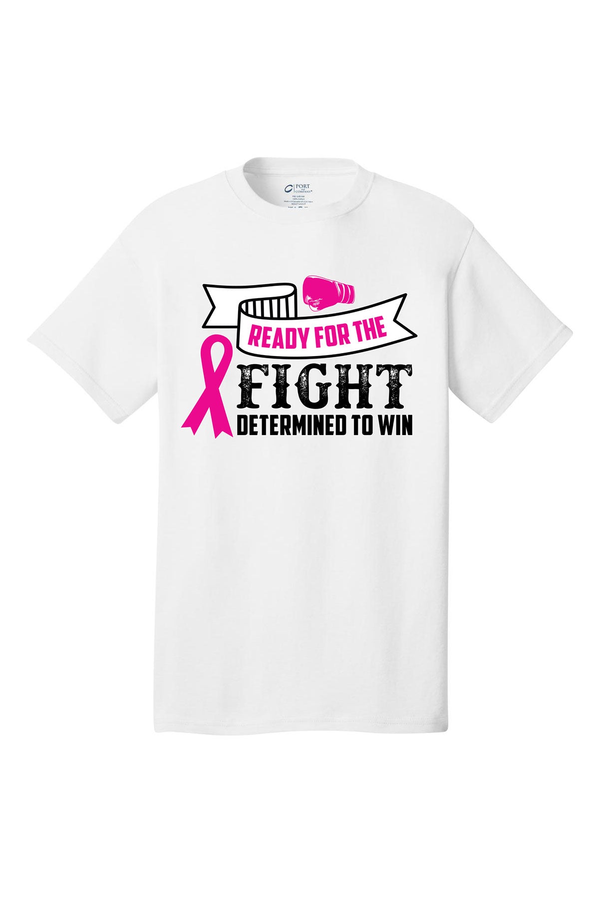 Ready for the fight Breast Cancer Awareness Short Sleeve T-Shirt Multi color shirts Full color print adult